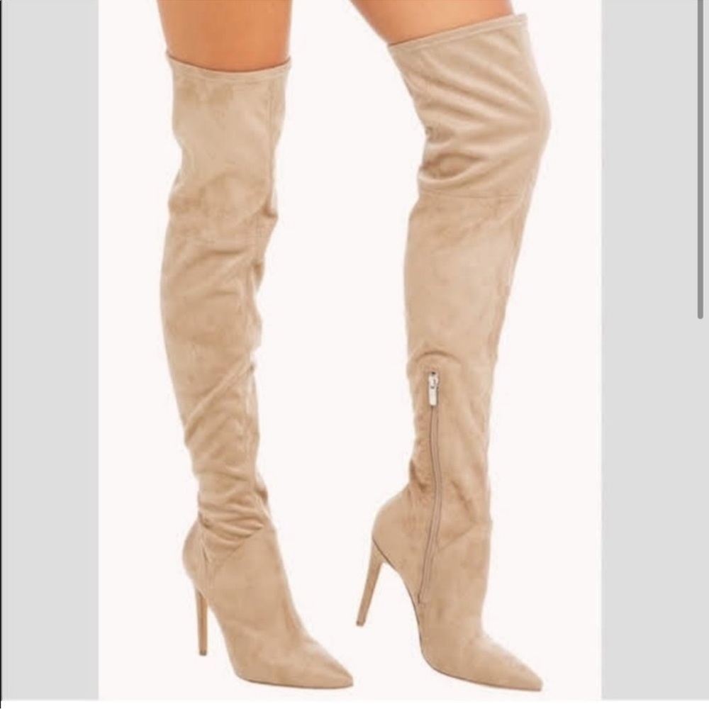 Kendall + Kylie Over the Knee Suede Boots Size 8.5